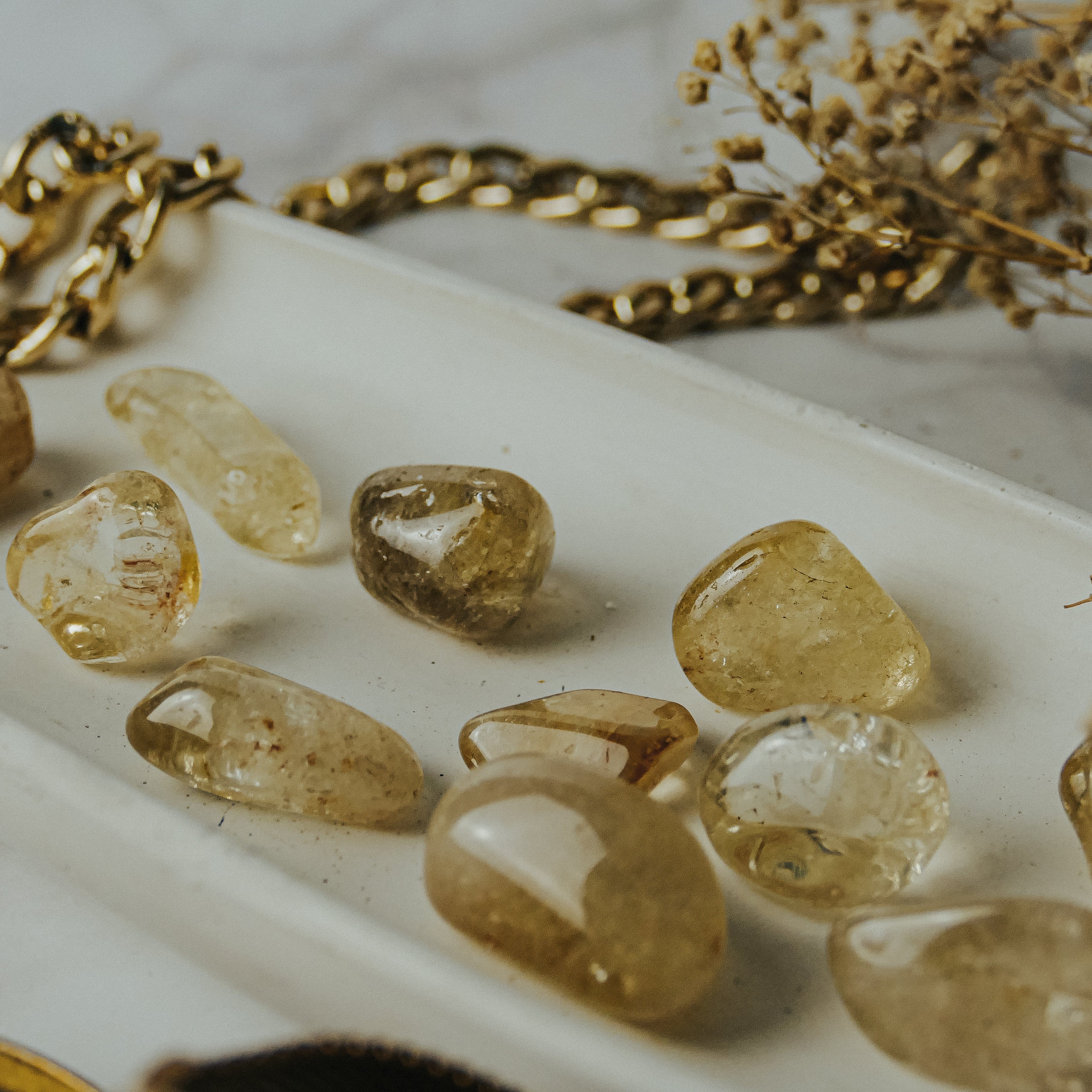 Tumbled citrine deals